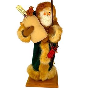LYNN HANEY vintage 1989 rare Christmas “Woodland Santa”, EUC